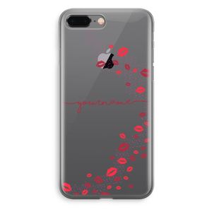 Kusjes: iPhone 8 Plus Transparant Hoesje