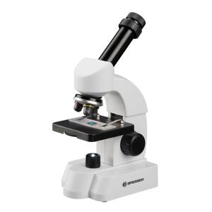Bresser Junior 40-640x Microscoop met slimme accessoires met QR-code voor extra informatie
