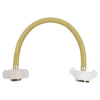 Differnz Differnz aansluitslang 30 cm voor kraan flexibel 3/8 inch naar 1/2 inch - goud