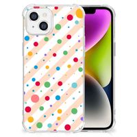 iPhone 14 Doorzichtige Silicone Hoesje Dots