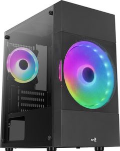 AeroCool Atomic Lite Mini-tower PC-behuizing Zwart