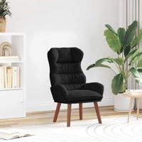 Fauteuil Zwart 69 x 74 x 93 cm Fluweel