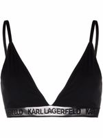 Karl Lagerfeld soutien-gorge Ultralight à logo - Noir