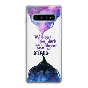 Stars quote: Samsung Galaxy S10 Plus Transparant Hoesje