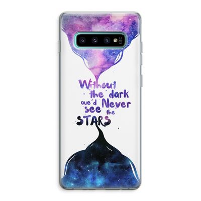 Stars quote: Samsung Galaxy S10 Plus Transparant Hoesje