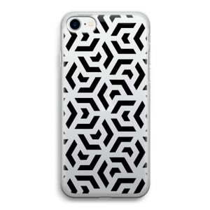 Crazy pattern: iPhone SE 2020 Transparant Hoesje