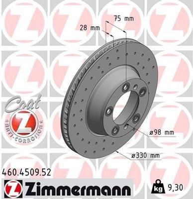 Remschijf SPORT REMSCHIJF COAT Z 460450952