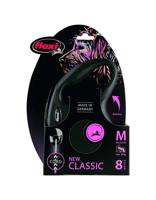 Flexi Flexi New Classic Koord M Zwart 8m
