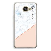 Marmer in stijl: Samsung Galaxy A5 (2016) Transparant Hoesje
