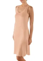 Onderjurk lang 100CM - Neglige - Anti statisch - Zwart, wit, champagne, beige