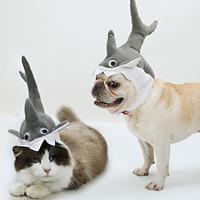 Honden Katten Halloween outfits Cosplay Haai leuke Style Grappig Zacht Halloween Carnaval Feest Hond puppy kleding outfits Lightinthebox