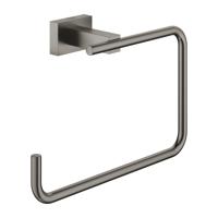 GROHE Essentials Cube handdoekring brushed hard graphite 40510AL1 - thumbnail