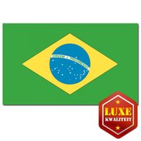 Feestartikelen Luxe vlag Brazilie