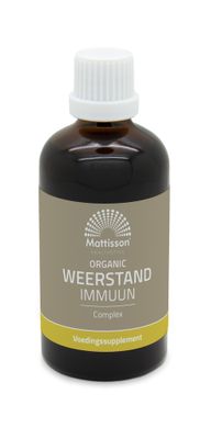 Mattisson HealthStyle Biologisch Weerstand Immuun Complex Druppels