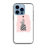 Zwart-wit cactus: iPhone 13 Pro Biologisch afbreekbaar hoesje