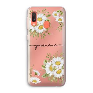Daisies: Samsung Galaxy A20e Transparant Hoesje