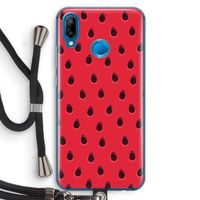 Watermelon: Huawei P20 Lite Transparant Hoesje met koord