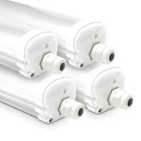 S-Series - Set van 4 LED TL armaturen 120cm - IP65 Waterdicht - 36 Watt 4320 Lumen (120lm/W) - 6500K Daglicht wit - Koppelbaar - IK07 - Tri-Proof plafondverlichting
