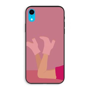 Pink boots: iPhone XR Biologisch afbreekbaar hoesje
