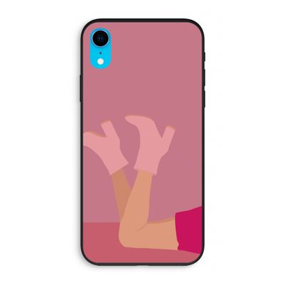 Pink boots: iPhone XR Biologisch afbreekbaar hoesje