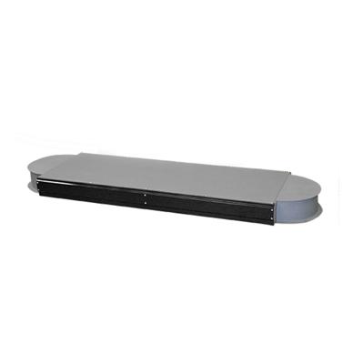 Metal Pumps Island 8 Feet Zwart