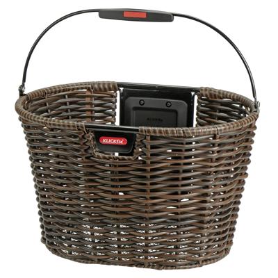 Klickfix Fr.basket r&k structura oval brown