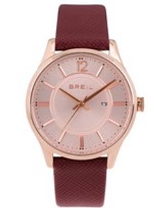 Horlogeband Breil TW1763 Leder Bordeaux 16mm