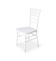 Stapelstoel Chiavari kunststof Wit