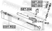 Reparatieset, stuurhuis SET002