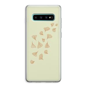 Falling Leaves: Samsung Galaxy S10 Plus Transparant Hoesje
