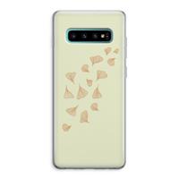 Falling Leaves: Samsung Galaxy S10 Plus Transparant Hoesje