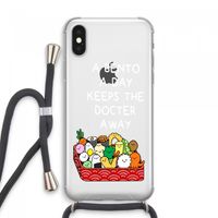 Bento a day: iPhone XS Max Transparant Hoesje met koord