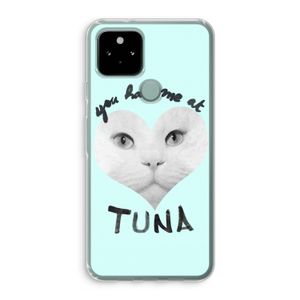 You had me at tuna: Google Pixel 5 Transparant Hoesje