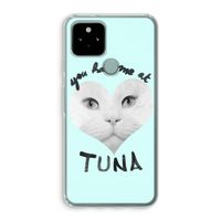 You had me at tuna: Google Pixel 5 Transparant Hoesje You had me at tuna: Google Pixel 5 Transparant Hoesje
