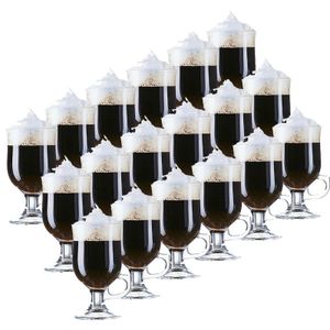 24x Irish Coffee glazen transparant 240 ml Opal