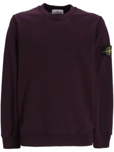 Stone Island sweat en coton à motif Compass - Violet