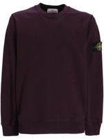 Stone Island sweat en coton à motif Compass - Violet