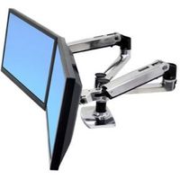 Ergotron LX 27 Dual Side-by-Side Arm Aluminium 45-245-026