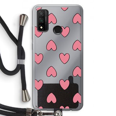 Ondersteboven verliefd: Huawei P Smart (2020) Transparant Hoesje met koord