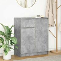 Dressoir met lade 71x35x84 cm spaanplaat betongrijs