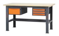 Beta C58Bc-W1,6 4C/O Werkbank | Hout | 4 laden - 058000612