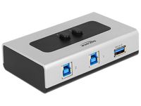 Delock 87667 Switch USB 3.0 2 poort handmatig bidirectioneel