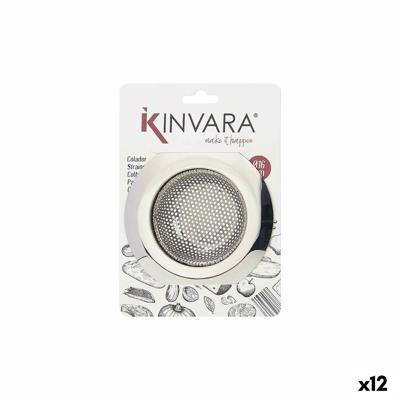 Gootsteenfilters Kinvara Zilverkleurig Roestvrij staal Ø 16 cm (12 Stuks)