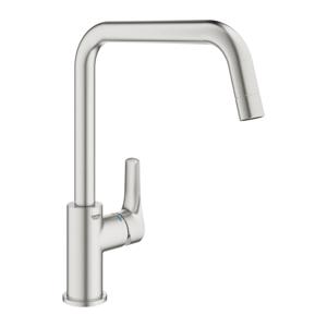 GROHE Eurosmart Keukenkraan - hoog - draaibare uitloop - rvs look 30567DC0