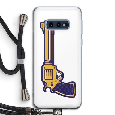 Pew Pew Pew: Samsung Galaxy S10e Transparant Hoesje met koord