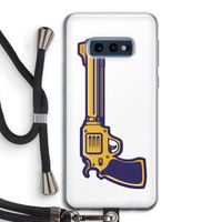 Pew Pew Pew: Samsung Galaxy S10e Transparant Hoesje met koord