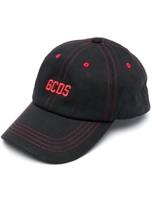 GCDS casquette à logo brodé - Noir