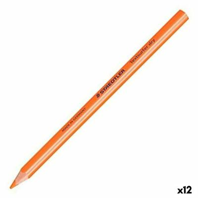 Fluoriscerende Markeerstift Staedtler Potlood Oranje (12 Stuks)