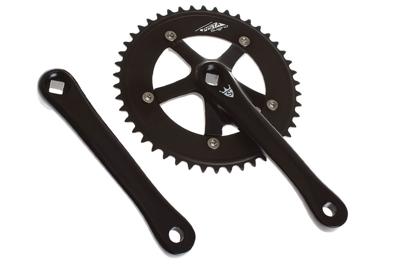 Sugino Pista 44t Crankset - Zwart