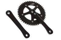 Sugino Pista 44t Crankset - Zwart